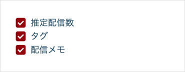 表示項目設定